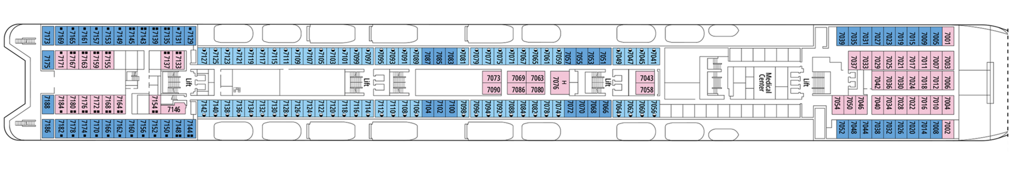 Deck 7 - Topazio plan